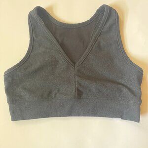 Five Dancewear textured Crop top/ tank/ Sports bra Black Size YXL